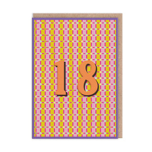 18 Birthday Card