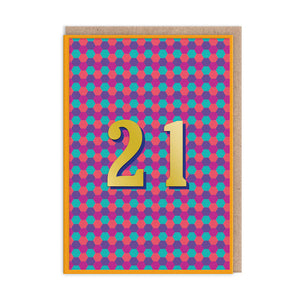 21 Birthday Card