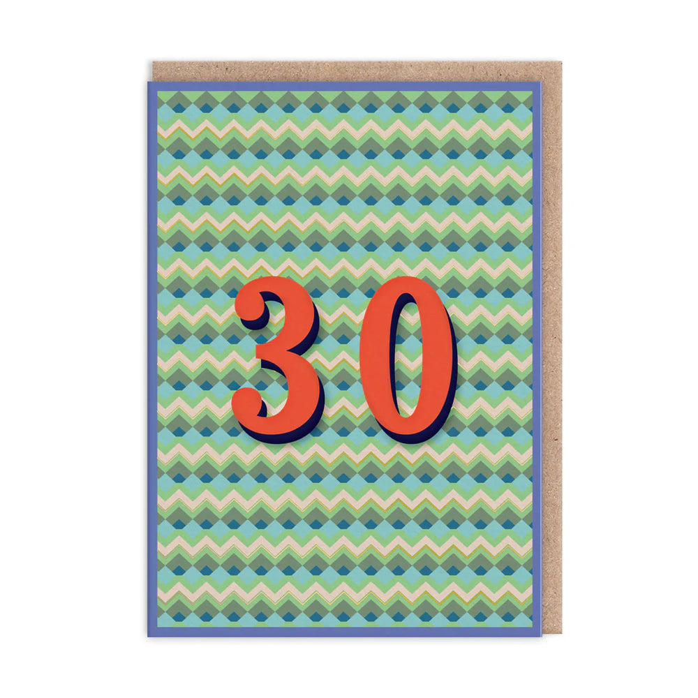 30 Birthday Card