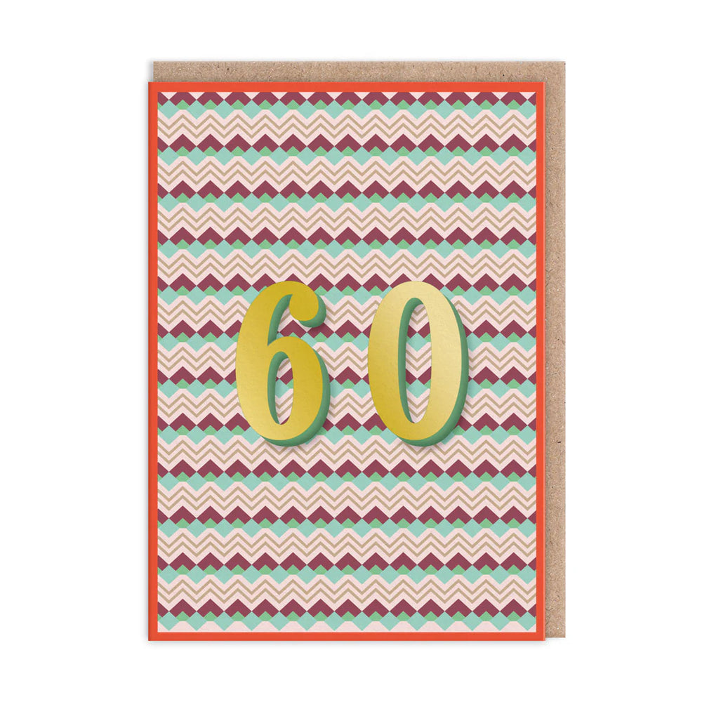 60th Birthday Card