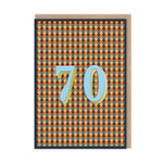 70th Birthday Card