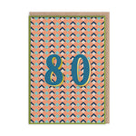 80th Birthday Card