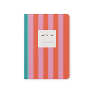 Design No. 14 Candy Stripe Kaleidoscope Hardback Notebook