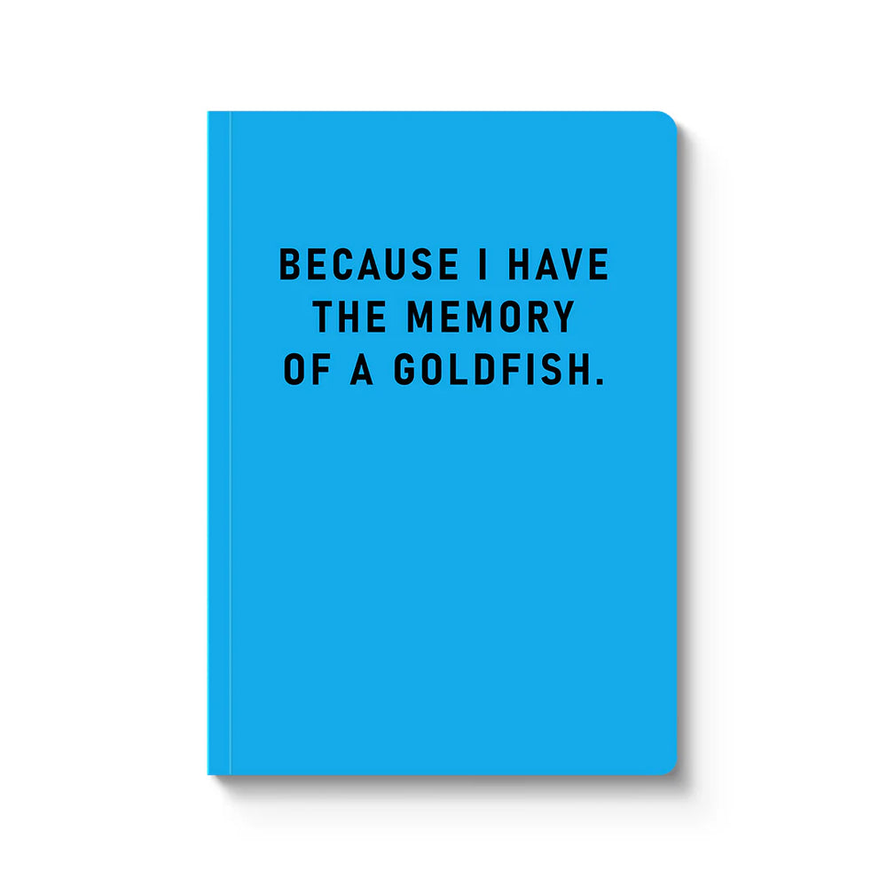 Memory Of A Goldfish Notebook