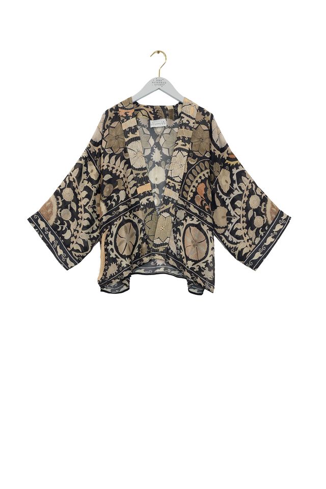 Susani Kimono in Charcoal