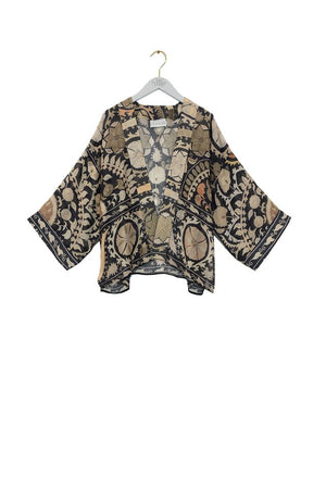 Susani Kimono in Charcoal