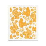 Ochre Squirrel Dishcloth