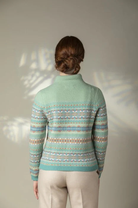 Kinross High Neck Sweater - Opal