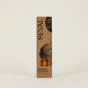 Orange and Cinnamon Scented Candles (Box of 6)