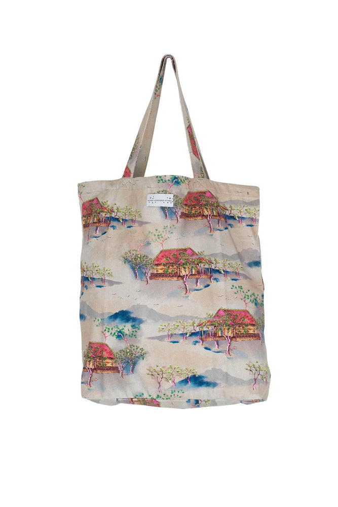 Canvas Bag Oriental Landscape
