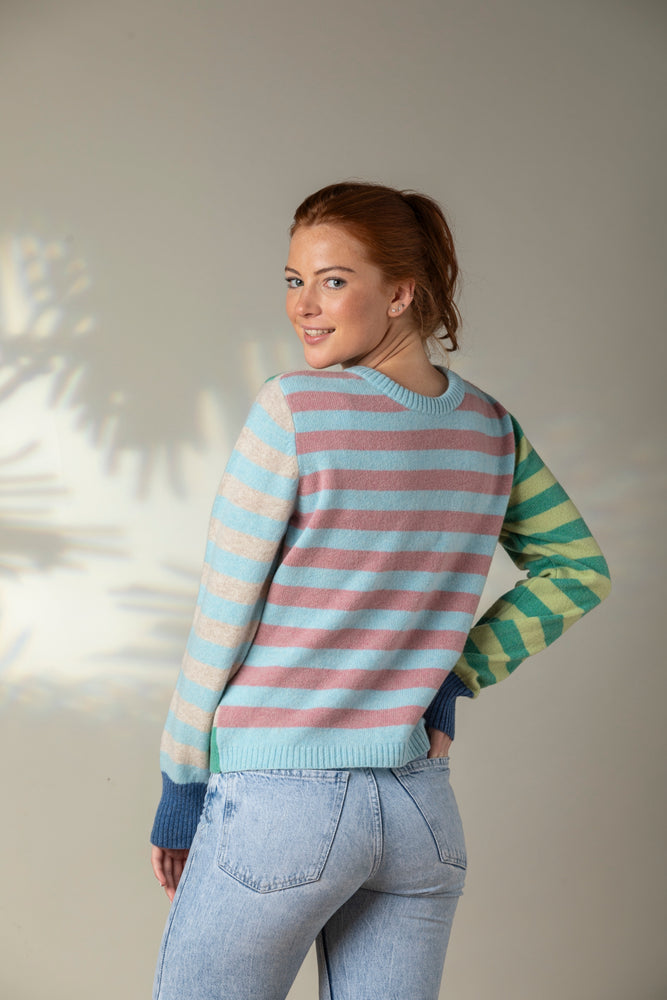 Stobo Stripe Sweater - Calamine