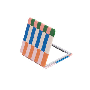 Multi Check Square Pocket Mirror