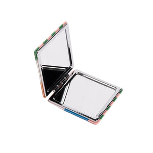 Multi Check Square Pocket Mirror