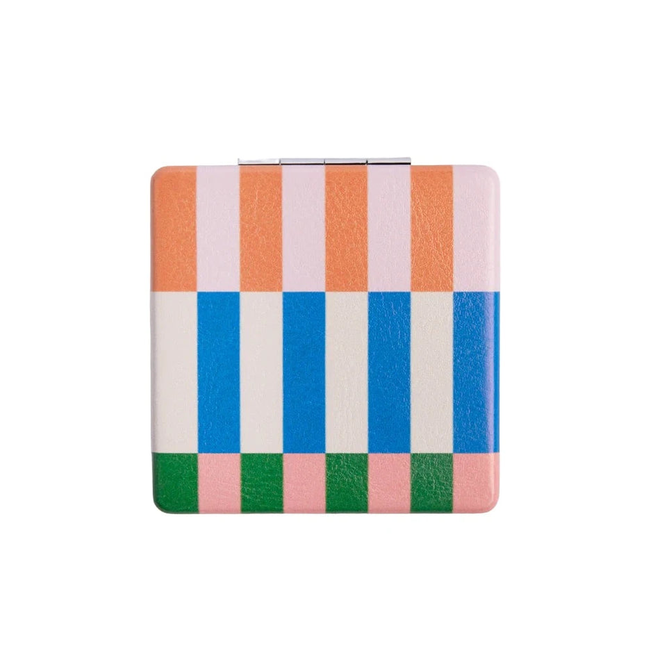 Multi Check Square Pocket Mirror