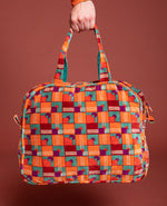 Poppins Organic Cotton Velvet Weekend Bag - Aberdeen Orange (POP024)