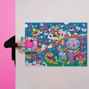 Giant Search and Find Poster With 100 Stickers