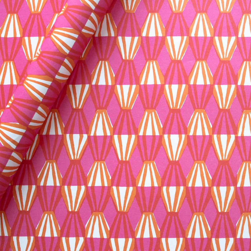 Threadworm Paper -Pink and Orange