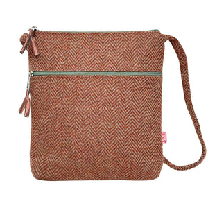 Messenger Bag - Sand Herringbone