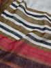 'Geometric Compo' Melange Wool Scarf - Black Scarf