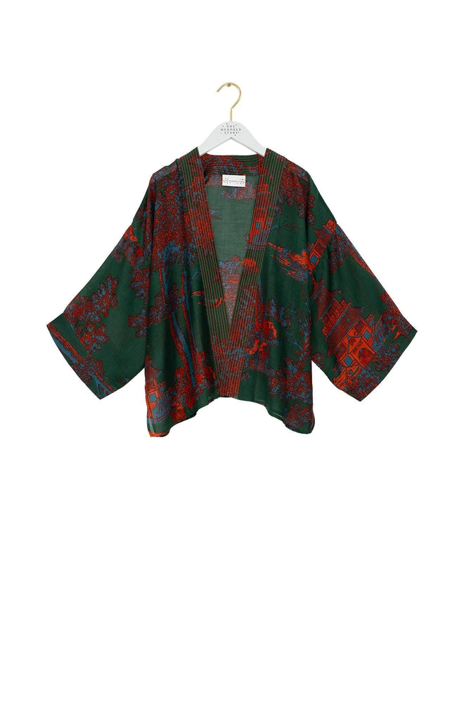 Pagoda Kimono in Forest