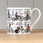 The History of Cycling Mug