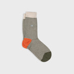 Striped Socks in Combed Cotton  - Champetre/ Country