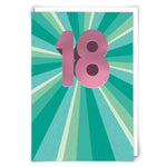 Age 18 Greetings Card