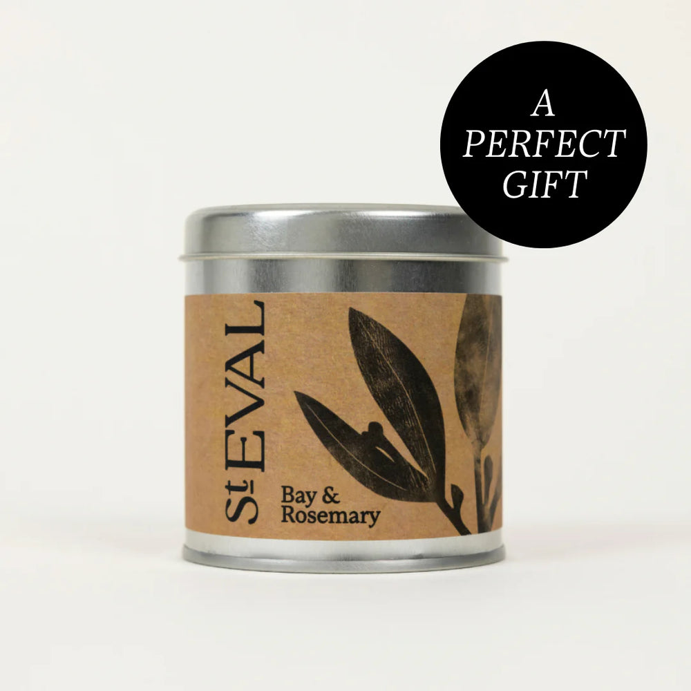 Bay and Rosemary Scented Tin Candle