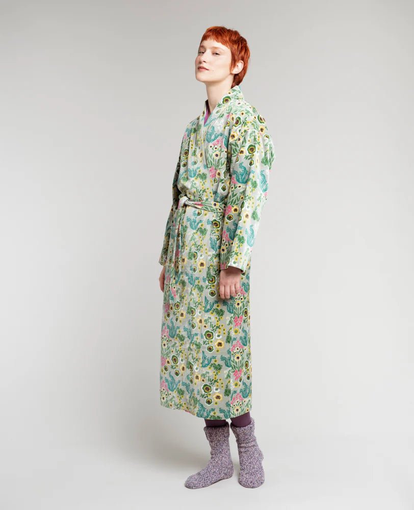 Long Velvet Bathrobe - Swainston Green