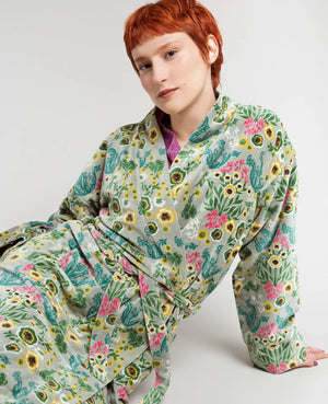 Long Velvet Bathrobe - Swainston Green