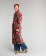 Long Velvet Bathrobe - Molly Burgundy