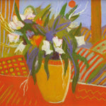 Yellow Vase Greetings Card