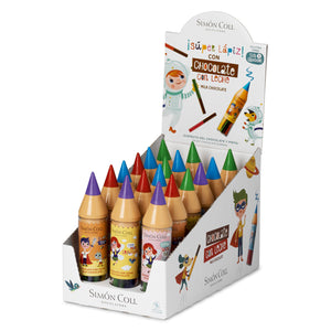 Chocolate Pencils In a Wax Crayon Container