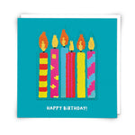 Candles Sequin Greetings Card