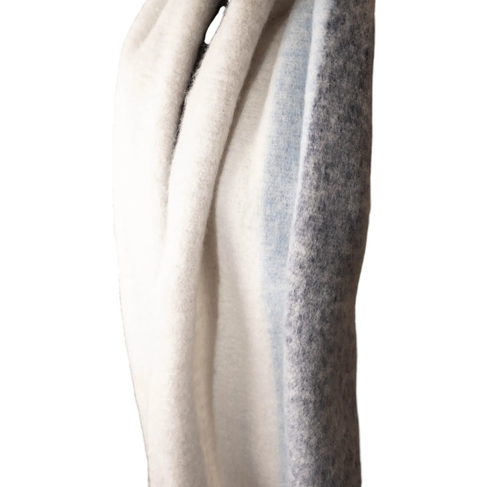 Greys and Blues Stripes Super Soft Scarf