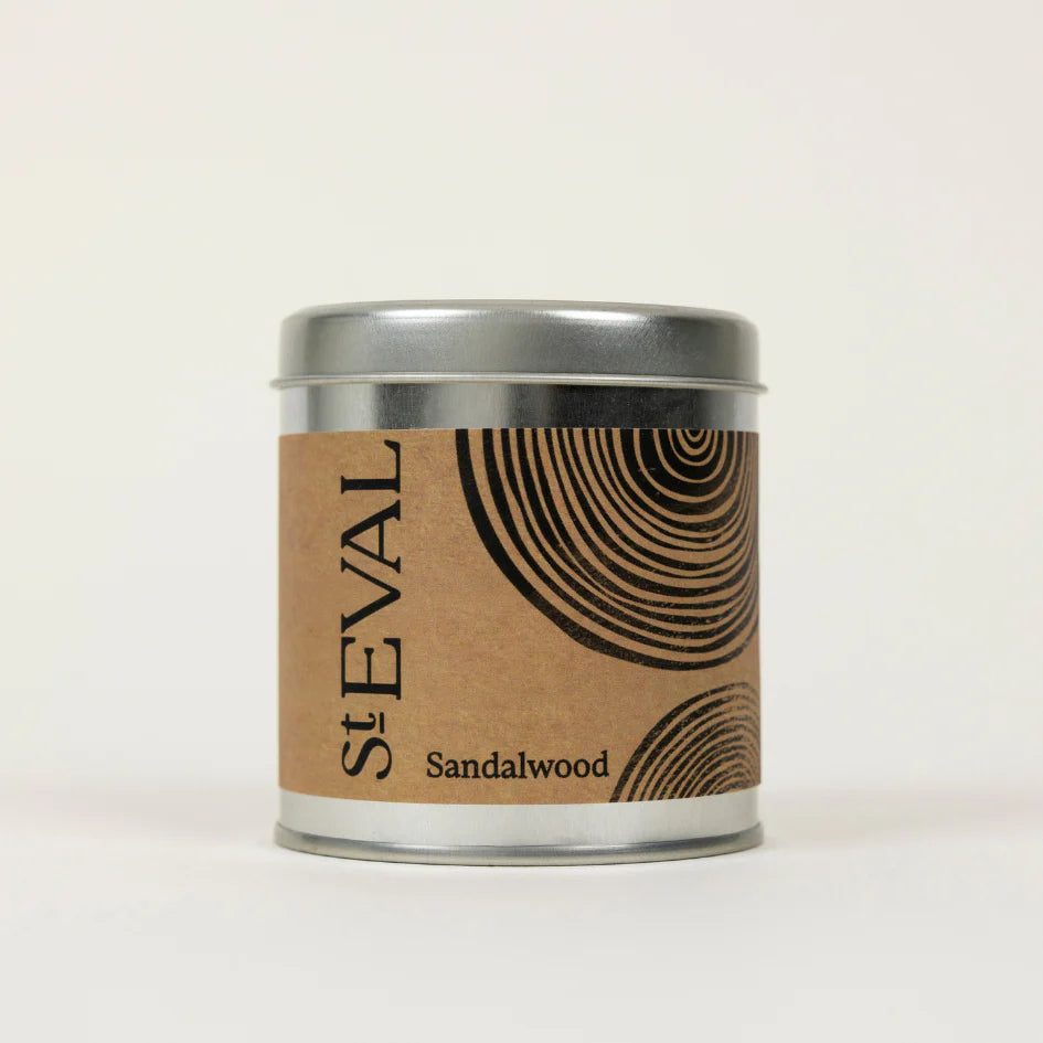 Sandalwood Scented Tin Candle