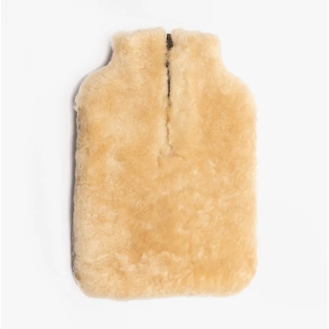 Sheepskin Hot Water Bottle Cover - Chestnut
