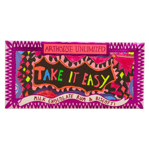 Take It Easy Milk Chocolate With Rum and Biscotti 25g