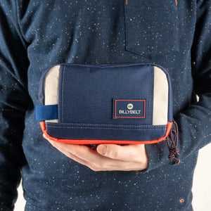 Wash Bag 100% Recycled Polyester - Navy Ivory