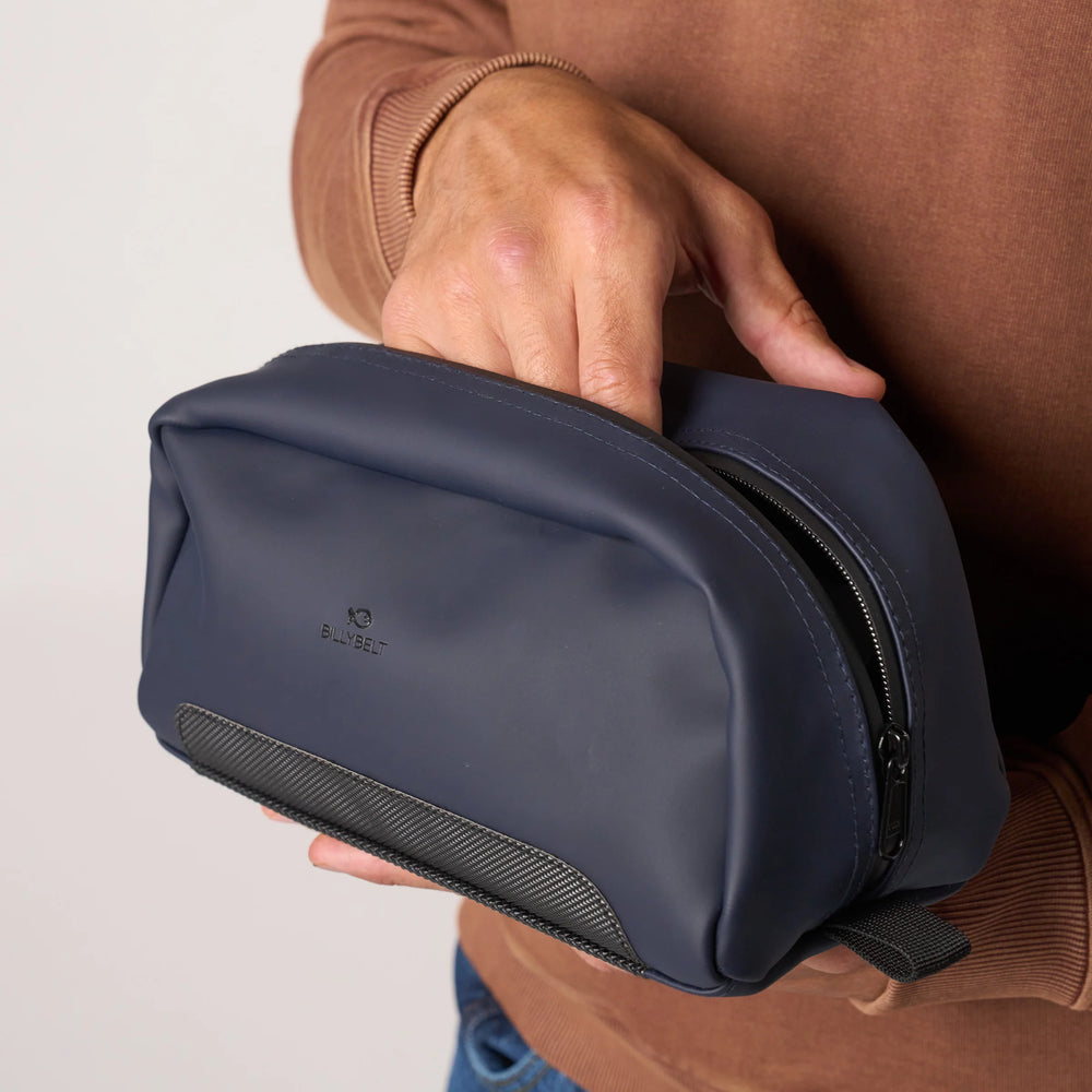 Waterproof Wash Bag 100% Recycled Poly - Navy