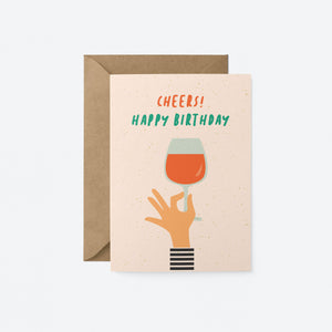 Cheers Birthday Card