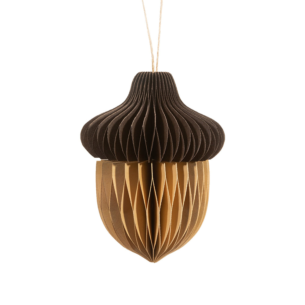 Acorn Honeycomb Paper Hanging Decorations