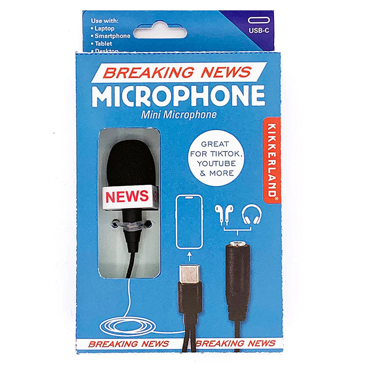Breaking News Mini Microphone