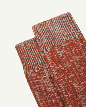 Colour Fuzz Socks - Alpine Brown - Large