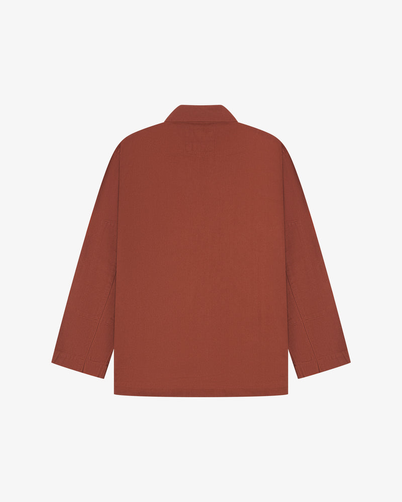 Men's Organic Drill Blazer - Chestnut