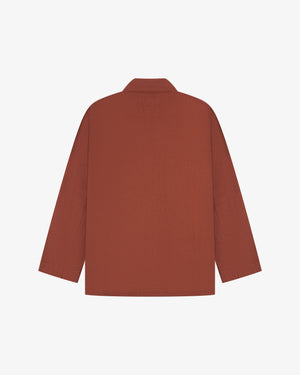 Men's Organic Drill Blazer - Chestnut