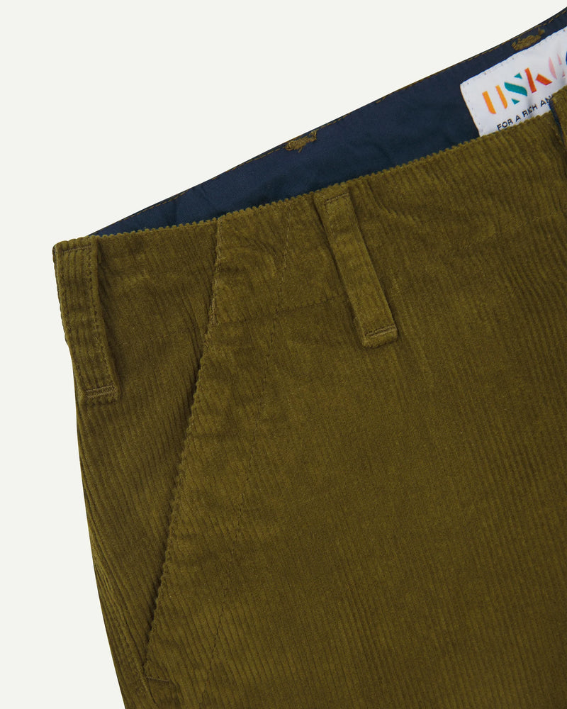 Men's Cord Workwear Pants - Woodland Green