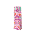 Neon Floral Pink Arts & Crafts Bottle Gift Bag (V and A)