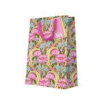 Neon Floral Pink Poppies Large Gift Bag (V and A)