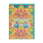Neon Floral Ornate Garden Card
